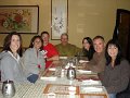 Family out for dinner in Des Moines